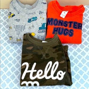 👦🏻4t toddler sweatshirt bundle